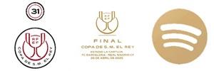 31 Champions & Copa del Rey 2025 & Final Match Day Details 2025(Golden) & Spotify Without Text Sponsor F