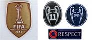 2016 UCL Champions&Honor 11 Cups&Respect&2016 Club World Cup Badge