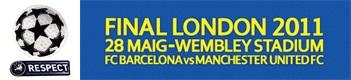 10/11 UCL & 10/11 Respect Badges & Final London 2011