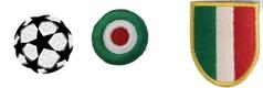 Retro UCL & Scudetto & Coppa Italia(94-07 Green) Badge