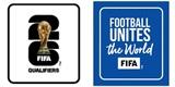 2026 World Cup Qualifiers & Football Unites The World (Blue) Badge
