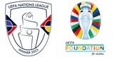 UEFA Nations League Winner 2023 A & 2024 Euro Cup & UEFA Foundation Badges